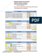 Cronograma de Actividades 2S-2017