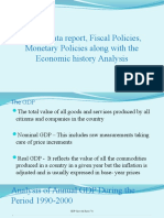 Macro Data, Fiscal and Monetary Policies Report