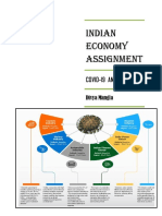 Indian Economy Assignment: Covid-19 and Its Impact