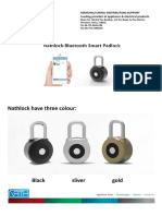 Smart Bluetooth Padlock Features & Specs