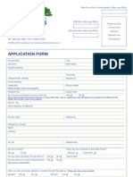 Application Form: Please Provide 2 Recent and Identical Passport Size Photographs