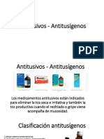Antitusivos - Antitusígenos