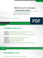 Unidad I-Generalidades de Los Sistemas de Automatización