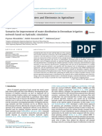 Escenarios para la mejora de la distribución del agua en la red de riego de Doroodzan basados ​​en simulación hidráulica