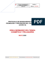 Protocolo de Bioseguridad Erika Bermudez Spa