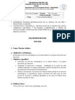 Procesos Metodológicos de La Técnica de Los Pies y Brazos para La Marcha.