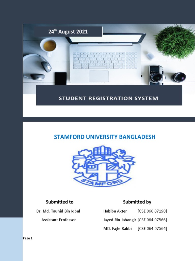 Student Management System Java SQL Project Report | PDF | Class ...