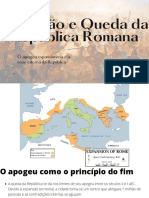 Ascensão e Queda Da República Romana