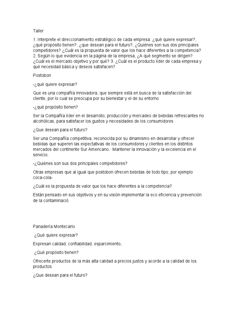 Taller Actividad 3 | PDF | Crecimiento personal y profesional