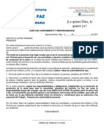 CARTA RESPONSIVA Primaria