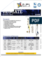 Ficha Tecnico de Kit de Rescate REF P-KR-01 SERIAL 138