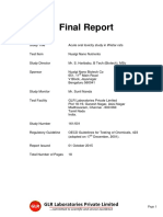 Final Acute Oral Toxicity Study Report of Nualgi