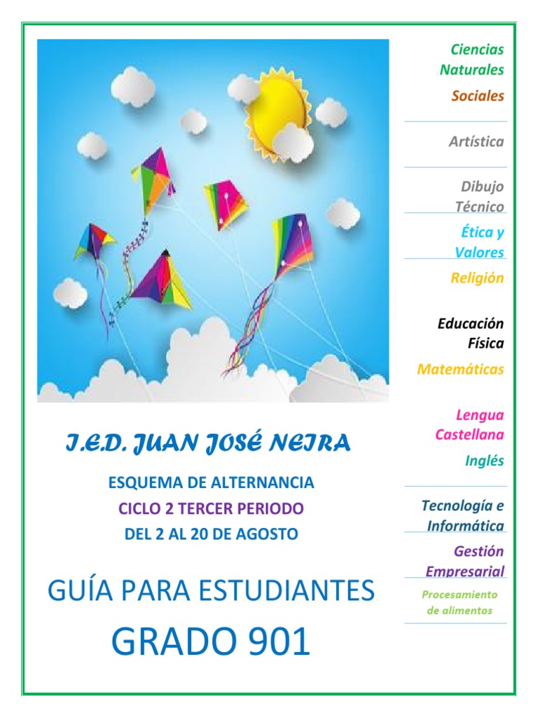 Guía Alternancia Grado 901-902 | PDF | Celsius | Asociación de Futbol