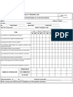 Inspeccion Preoperacional de Escalera Portatil