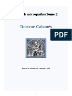 Grands Névropathes (Cabanès) Tome 2