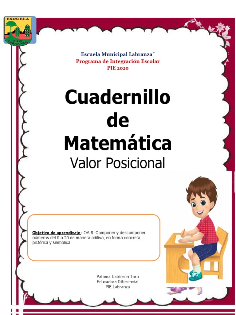 📚Laminas para enseñar el valor posicional ⬇️Descargar PDF:  https://materialparamaestros.com/laminas-valor-posicional/, image size:768x1024