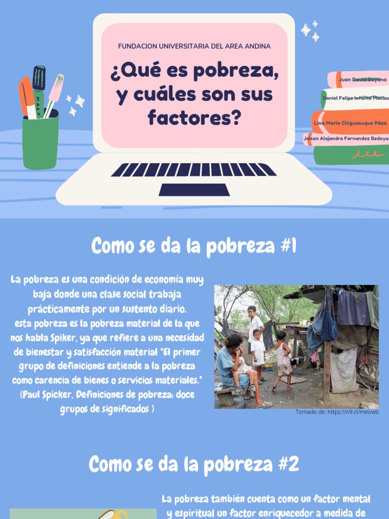 Definición y factores de la pobreza | PDF | Pobreza | Pobreza e indigencia