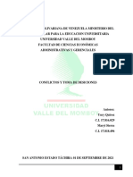 Conflictos y Toma de Desiciones