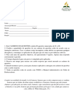 Simulado Do MANUAL ADM DBV OFICIAL