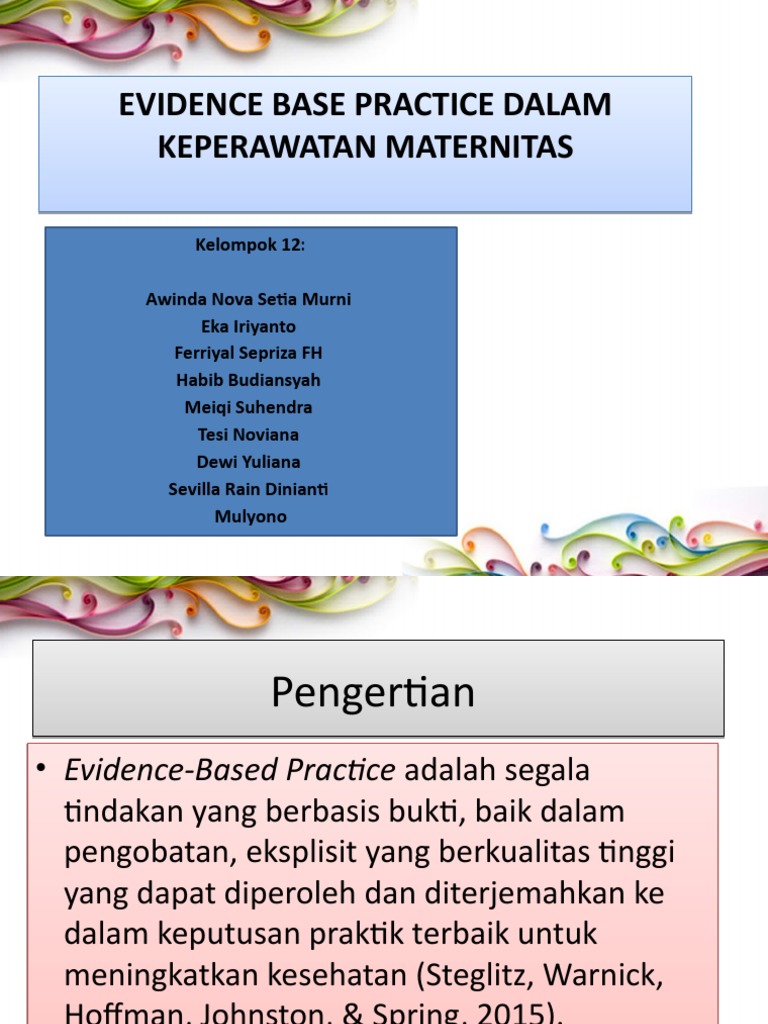 Praktik Berbasis Bukti dalam Keperawatan Maternitas | PDF