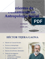 Corrientes teóricas en Antropología Social