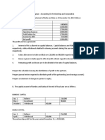 Bookkeeping for Partnership Profits and Losses