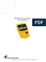 RDS-30 Survey Meter User's Manual
