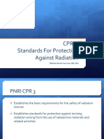 CPR 3: Standards For Protection Against Radiation: Belinda Dancel-San Juan, MD, MSC