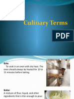Culinary Terms