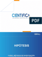 Semana 09 - Hipótesis