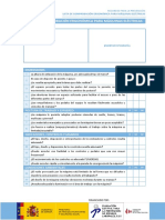 Lista de comprobación ergonómica para máquinas eléctricas