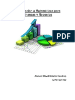 Introducción A Matemáticas para Finanzas y Negocios