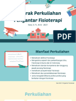 Kontrak Perkuliahan Pengantar Fisioterapi