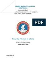 Semana 8 Monografía Sobre Psicología de La Forma Incluyendo Biografía Del Autor