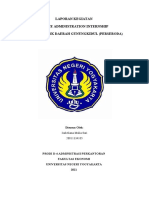 Laporan Office Administration Internship Di PT BPR Bank Daerah Gunungkidul (PERSERODA) - Isabeliana Mulia Sari - 20811334105