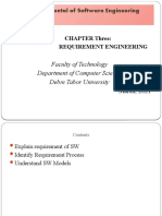 Fundamental of Software Engineering: Faculty of Technology Department of Computer Science Debre Tabor University