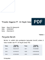 Contoh Kasus Analisis Proyeksi - Penganggaran