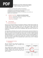 Objectives:: Semi-Detailed Lesson Plan in Elementary Algebra