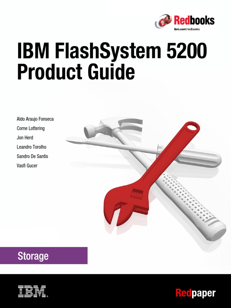 IBM FlashSystem 5200 Product Guide | PDF | Cloud Computing | Solid ...