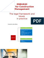 Law for Construction Management: EOT, Variations & Time Issues