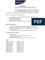 Convocatoria Curso Clase F2021 2do