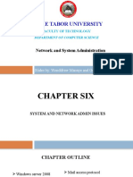 Debre Tabor University: Network and System Administration