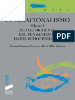 El Irracionalismo. Vol. I_ de Los Orígenes Del Pensamiento Hasta Schopenhauer (Thémata) - Alicia Villar & a. Manuel Suances