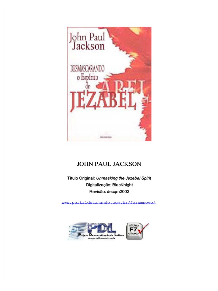 Desmascarando o Espirito de Jezabel PDF