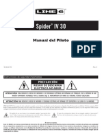 Spider IV 30 Pilot's Guide (Rev E) - Spanish