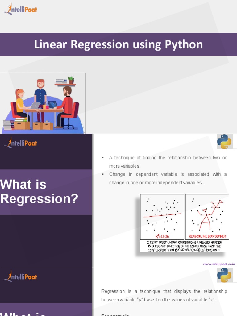 Python-Linear Regression | PDF | Linear Regression | Errors And Residuals