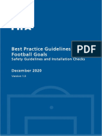 Best Practice Guidelines For Football Goals