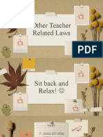 Other Teacher Related Laws