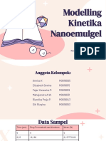Modelling Kinetika Nanoemulgel - Fenofibrat