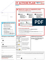 Allergy Action Plan: Watch For Signs of ANAPHYLAXIS